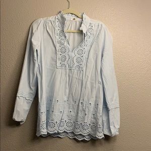 Embroidery peasant blouse